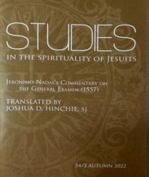 STUDIES IN THE SPIRITUALITY OF JESUITS: 54/3 AUTUMN 2022