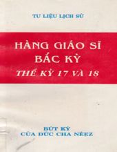 HÀNG GIÁO SĨ BẮC KỲ THẾ KỶ 17 VÀ 18