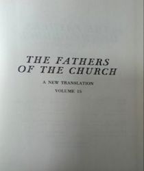 THE FATHERS OF THE CHURCH A NEW TRANSLATION VOLUME 15