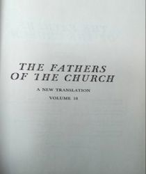 THE FATHERS OF THE CHURCH A NEW TRANSLATION VOLUME 18