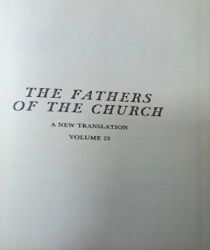 THE FATHERS OF THE CHURCH A NEW TRANSLATION VOLUME 23