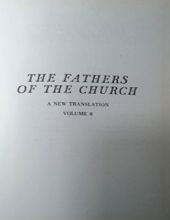 THE FATHERS OF THE CHURCH A NEW TRANSLATION VOLUME 8