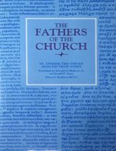 THE FATHERS OF THE CHURCH A NEW TRANSLATION VOLUME 91