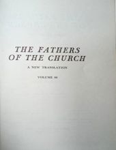 THE FATHERS OF THE CHURCH A NEW TRANSLATION VOLUME 66