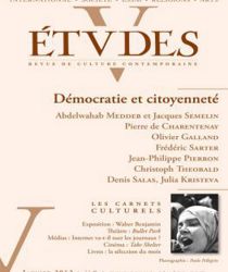 ÉTVDES: REVUE DE CULTURE CONTEMPORAINE: TOME 416, NO 1, JANVIER 2012