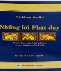 NHỮNG LỜI PHẬT DẠY