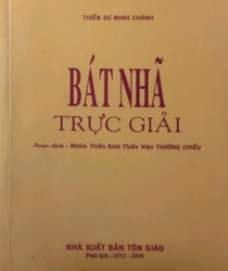 BÁT NHÃ TRỰC GIẢI