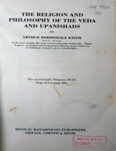 THE RELIGION AND PHILOSOPHY OF THE VEDA AND UPANISHADS