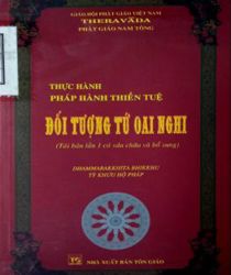 THỰC HÀNH PHÁP HÀNH THIỀN TUỆ ĐỐI TƯỢNG TỨ OAI NGHI