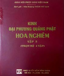 KINH ĐẠI PHƯƠNG QUẢNG PHẬT HOA NGHIÊM