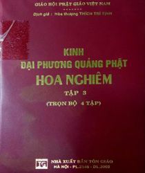 KINH ĐẠI PHƯƠNG QUẢNG PHẬT HOA NGHIÊM