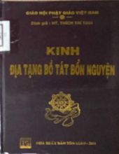 KINH ĐỊA TẠNG BỒ TÁT BỔN NGUYỆN