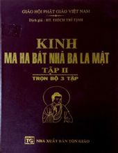 KINH MA HA BÁT NHÃ BA LA MẬT