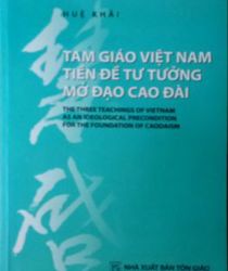 TAM GIÁO VIỆT NAM TIỀN ĐỀ TƯ TƯỞNG MỞ ĐẠO CAO ĐÀI