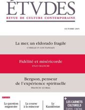 ÉTVDES: REVUE DE CULTURE CONTEMPORAINE: NO 4220, MENSUEL-OCTOBRE 2015