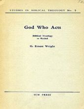 GOD WHO ACTS