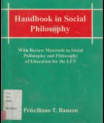 HANDBOOK IN SOCIAL PHILOSOPHY