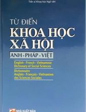 TỪ ĐIỂN KHOA HỌC XÃ HỘI ANH-PHÁP-VIỆT