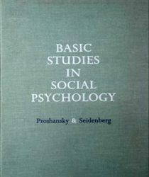 BASIC STUDIES IN SOCIAL PSYCHOLOGY