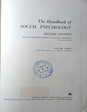 THE HANDBOOK OF SOCIAL  PSYCHOLOGY