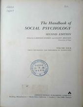 THE HANDBOOK OF SOCIAL  PSYCHOLOGY