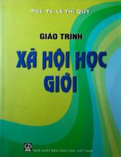 GIÁO TRÌNH XÃ HỘI HỌC GIỚI