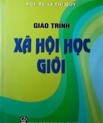 GIÁO TRÌNH XÃ HỘI HỌC GIỚI