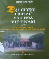 ĐẠI CƯƠNG LỊCH SỬ VĂN HÓA VIỆT NAM