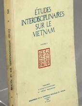 ÉTUDES INTERDISCIPLINAIRES SUR LE VIETNAM, VOL. I