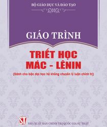 GIÁO TRÌNH TRIẾT HỌC MÁC-LÊNIN