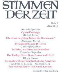 STIMMEN DER ZEIT: HEFT 3, MARZ 2016