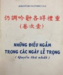 NHỮNG ĐIỀU NGẮM TRONG CÁC NGÀY LỄ TRỌNG
