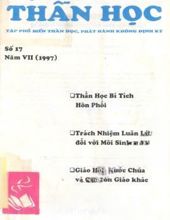 HỢP TUYỂN THẦN HỌC: SỐ 17, NĂM 1997