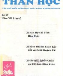 HỢP TUYỂN THẦN HỌC: SỐ 17, NĂM 1997