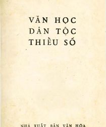 VĂN HỌC DÂN TỘC THIỂU SỐ (HỢP TUYỂN THƠ VĂN VIỆT NAM)