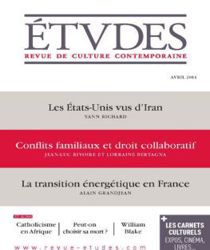 ÉTVDES: REVUE DE CULTURE CONTEMPORAINE: NO 4204, AVRIL 2014