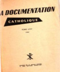 LA DOCUMENTATION CATHOLIQUE