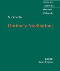 UNTIMELY MEDITATIONS 