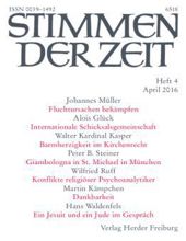 STIMMEN DER ZEIT: HEFT 4, APRIL 2016