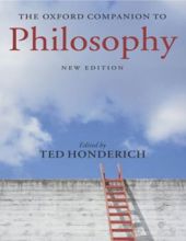 THE OXFORD COMPANION TO PHILOSOPHY