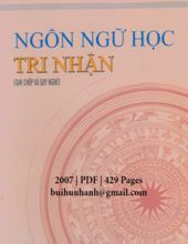 NGÔN NGỮ HỌC TRI NHẬN