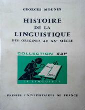 HISTOIRE DE LA LINGUISTIQUE 