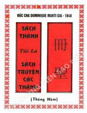 SÁCH THÁNH TỨC LÀ SÁCH TRUYỆN CÁC THÁNH