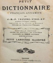 DICTIONNAIRE FRANCAIS - ANNAMITE