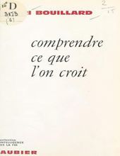 COMPRENDRE CE QUE L'ON CROIT