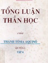 TỔNG LUẬN THẦN HỌC: THIÊN CHÚA VÀ THỨ TỰ SÁNG TẠO - TỪ CÂU HỎI 58-83