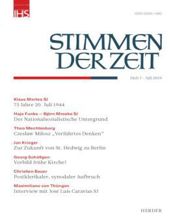 STIMMEN DER ZEIT: HEFT 7, JULI 2019