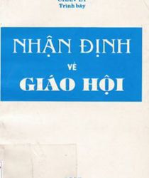 NHẬN ĐỊNH VỀ GIÁO HỘI