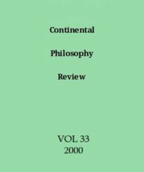 CONTINENTAL PHILOSOPHY REVIEW