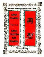 SÁCH THÁNH TỨC LÀ SÁCH TRUYỆN CÁC THÁNH